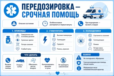 Помощь при передозировке в Алексине