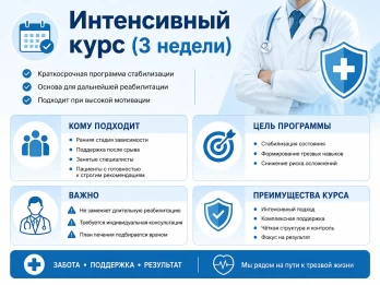 Реабилитация за 21 день в Алексине
